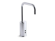KOHLER Gooseneck Touchless faucet with Insight technology, AC-powered, Polished