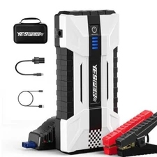 Portable Car Jump Starter 1000A 12000mAh YESPER Power Bank Emergency Kit