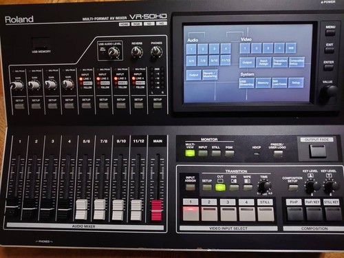 (Free Shipping) Roland VR-50HD Multi-Format AV Mixer, Good Condition - Picture 3 of 9