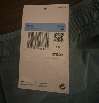 Nike Men Dri-Fit Stride Running Division 5'' Shorts FN3391-361 Bicoastal Size M