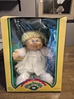 RARE Vintage 1985 Cabbage Patch Doll: Laurie Joyvita w/ glasses NIB Blonde hair