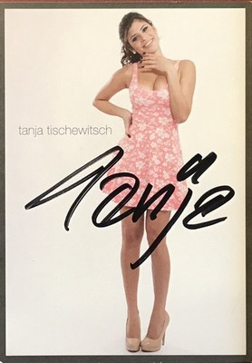 Tanja Tischewitsch Alles was zählt Herz über Kopf autograph signed 4''x6'' photo