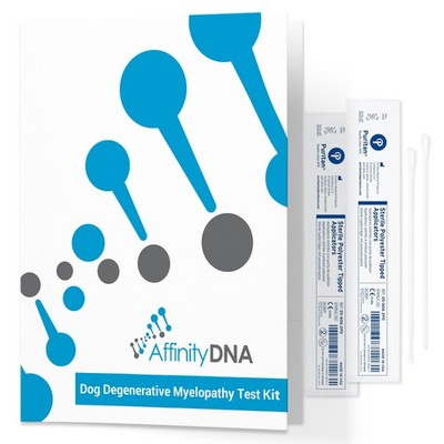 DOG DEGENERATIVE MYELOPATHY TEST DM DNA HOME SAMPLE COLLECTION KIT FOR 1 CANINE