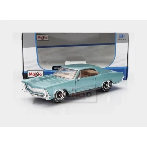 1:26 MAISTO Buick Riviera 1965 Blue MI31214BL - Immagine 2 di 2