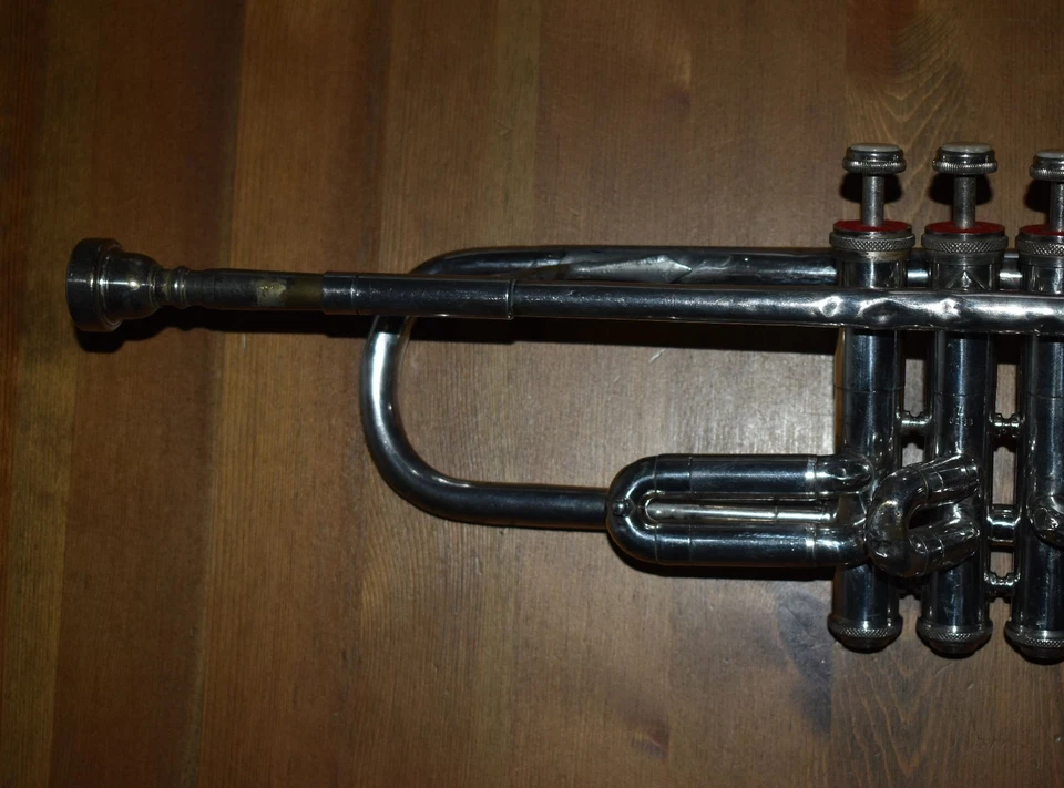 Schöne B-Trompete Weltklang mit Mundstück, vintage - Bild 3 von 4