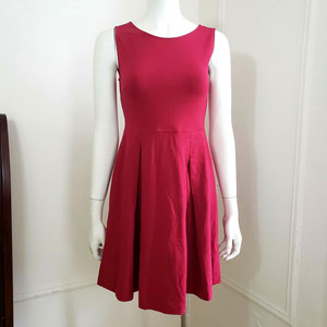 green emerald velvet dress Katie Fit Flare Dress main image 1