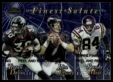 1999 Finest #FSR Terrell Davis / John Elway / Randy Moss Salute