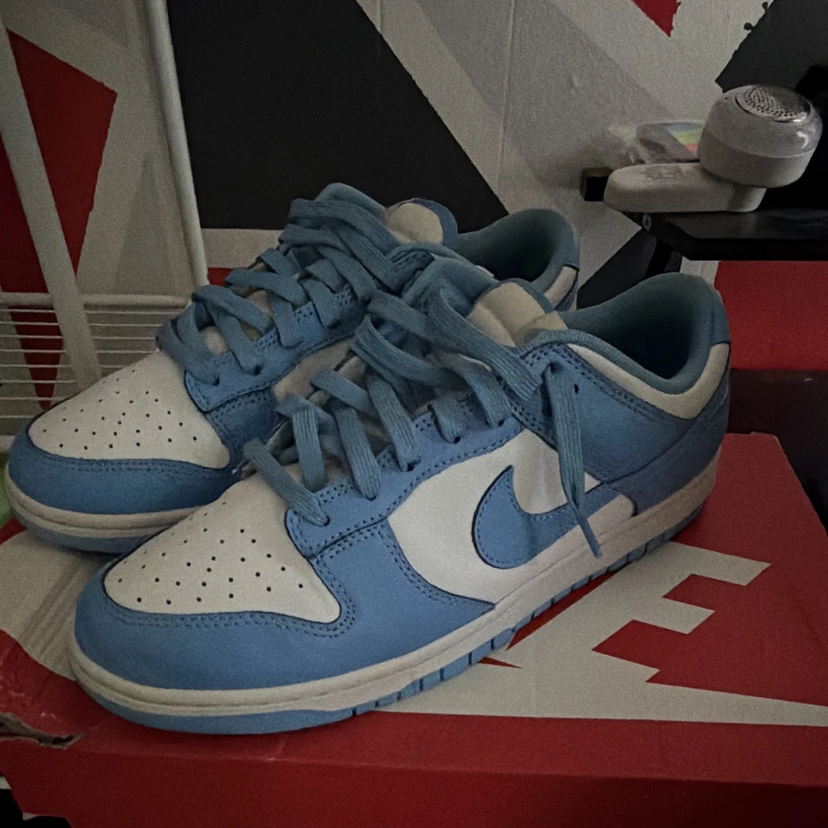 NIKE ダンク　low ユニバーシティブルー　ほぼ新品！！ Nike Dunk Low University Blue for Sale - Authenticity Guaranteed