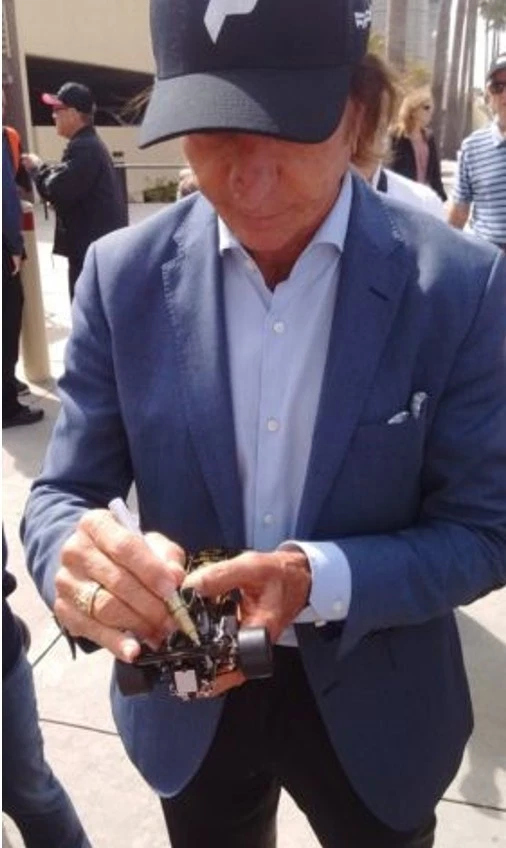 QUARTZO #18280 1972 CAMPEÓN DEL MUNDO DE F1 E. FITTIPALDI LOTUS 72D - ¡FIRMADO! Foto 3 de 4