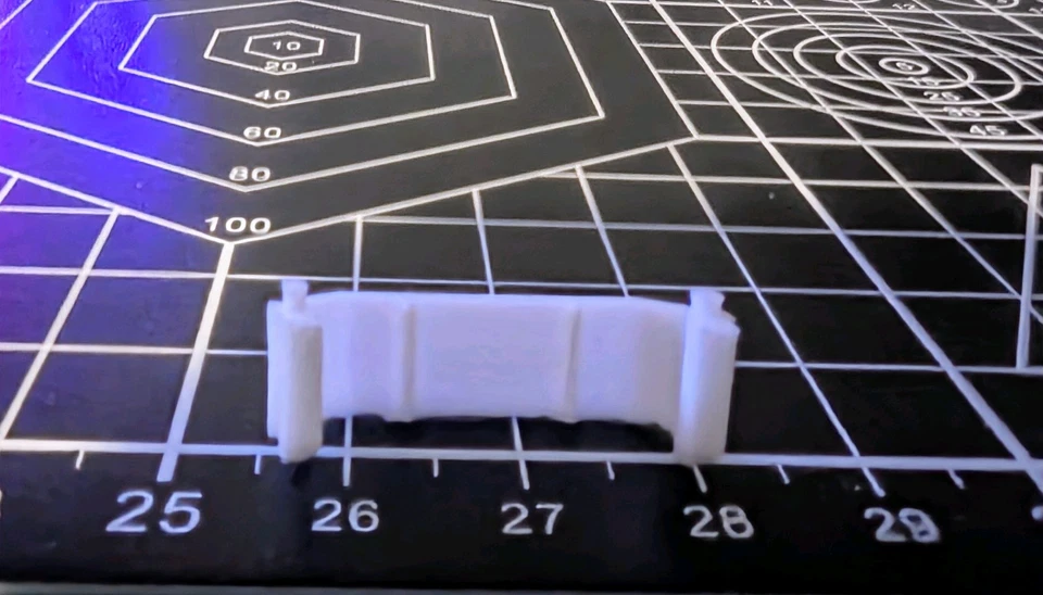 AFX G-plus Body Clip 3pc - Widebody Adapter For Slot Cars - Aurora - chassis - Image 3 of 4