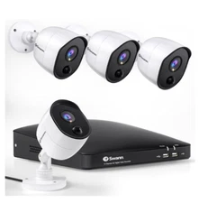 Swann Home DVR Security Camera System with 64GB Storage, 1080p Full HD Video-NEW