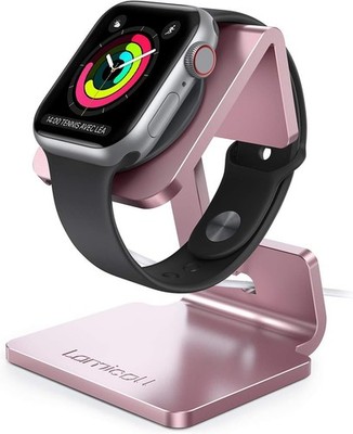 Ladestation Halterung Dock für Apple Watch Series 7 6 5 SE3 Rose Gold