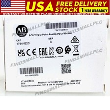 NEW- 1Pc Allen-Bradley 1734-IE2C Input Modules | Ser.:C | Rev.:A02 | FW: 3.005-