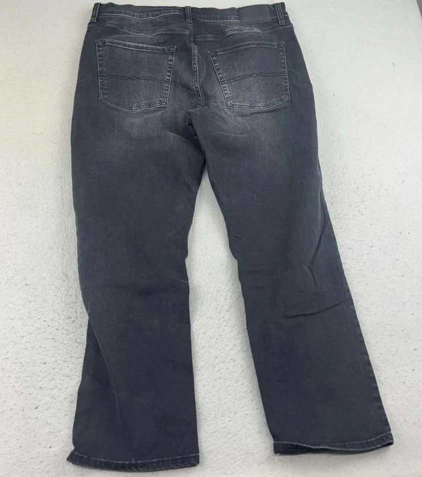 Lucky Brand Jeans Mens 36X30 Regular Black Denim 221 Original Straight Leg - Image 3 of 4