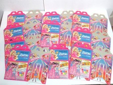 Lot 10 Vtg 1990s NOS McDonalds Happy Meal Barbie On Stage Boxes flat unused
