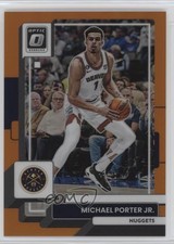 2022-23 Panini Donruss Optic Orange Prizm 76/199 Michael Porter Jr #5 hb8