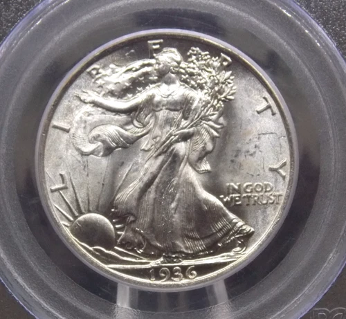 1936 "P" Walking Liberty SILVER Half Dollar 50c PCGS MS64 #944 BU Unc ECC&C, Inc