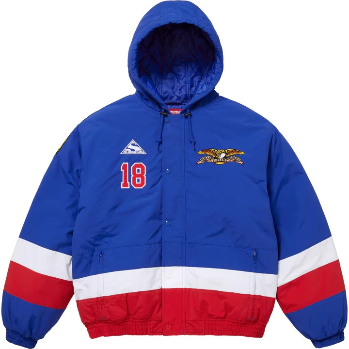 Supreme ANTIHERO Stadium Jacket Blue | eBay