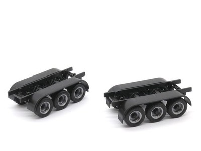 1:87 EM1211 Herpa 2x 3achs Aggregat mit Kotflügeln