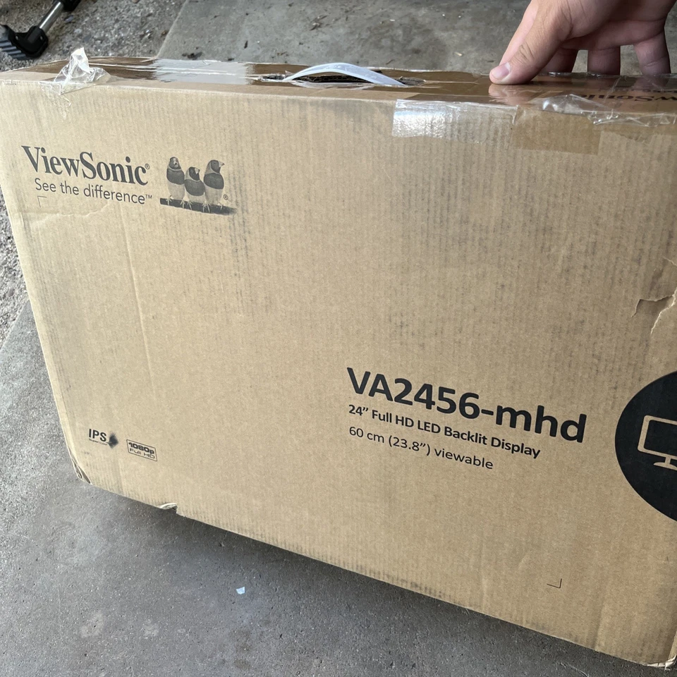 ViewSonic VA2456-MHD 24-inch Widescreen 1920x1080 16:9 IPS TFT Monitor - Image 2 of 3