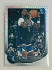 2025 Topps Bowman Chrome Naz Reid. Chrome Mojo Refractor 🔥