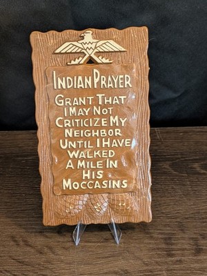  Indian Prayer Sign Plaque
