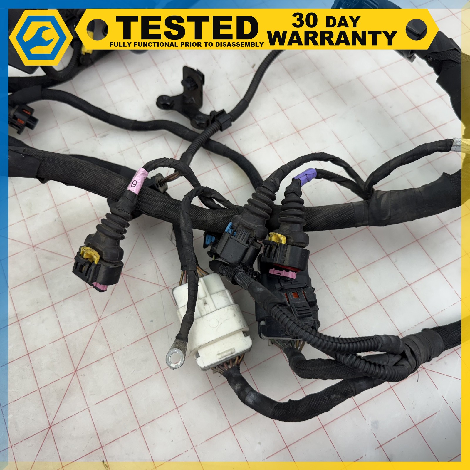 14-17 MASERATI GHIBLI 3.0L F160 engine MOTOR WIRE WIRING HARNESS OEM