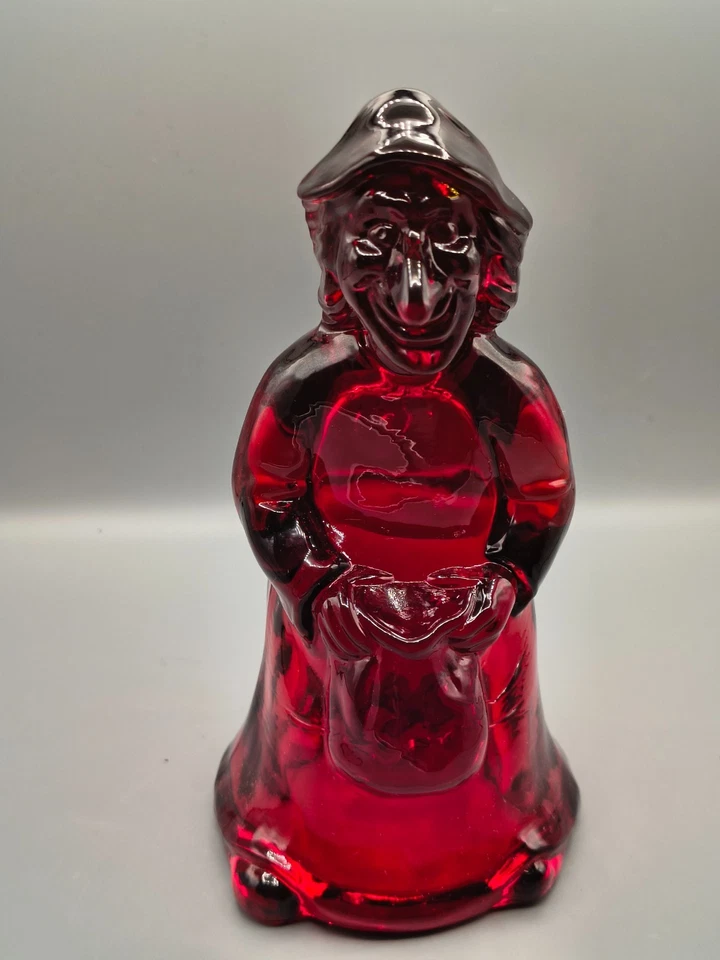 Fenton Glass Ruby Red Witch Poured By Mosser Glass - Beautiful Cadmium Glow! - Image 1 of 4