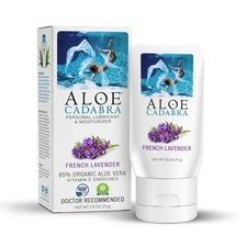 Aloe Cadabra Vaginal Moisturizer, Organic Edible Aloe Lube for Men, Women, No...