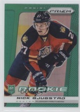 2013-14 Panini Prizm Green Prizm Nick Bjugstad #244 0c3