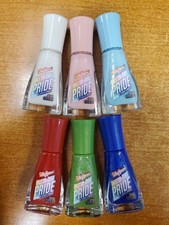 6 Piece Set: Sally Hansen Insta-Dri Nail Color Polish Pride Collection W4D