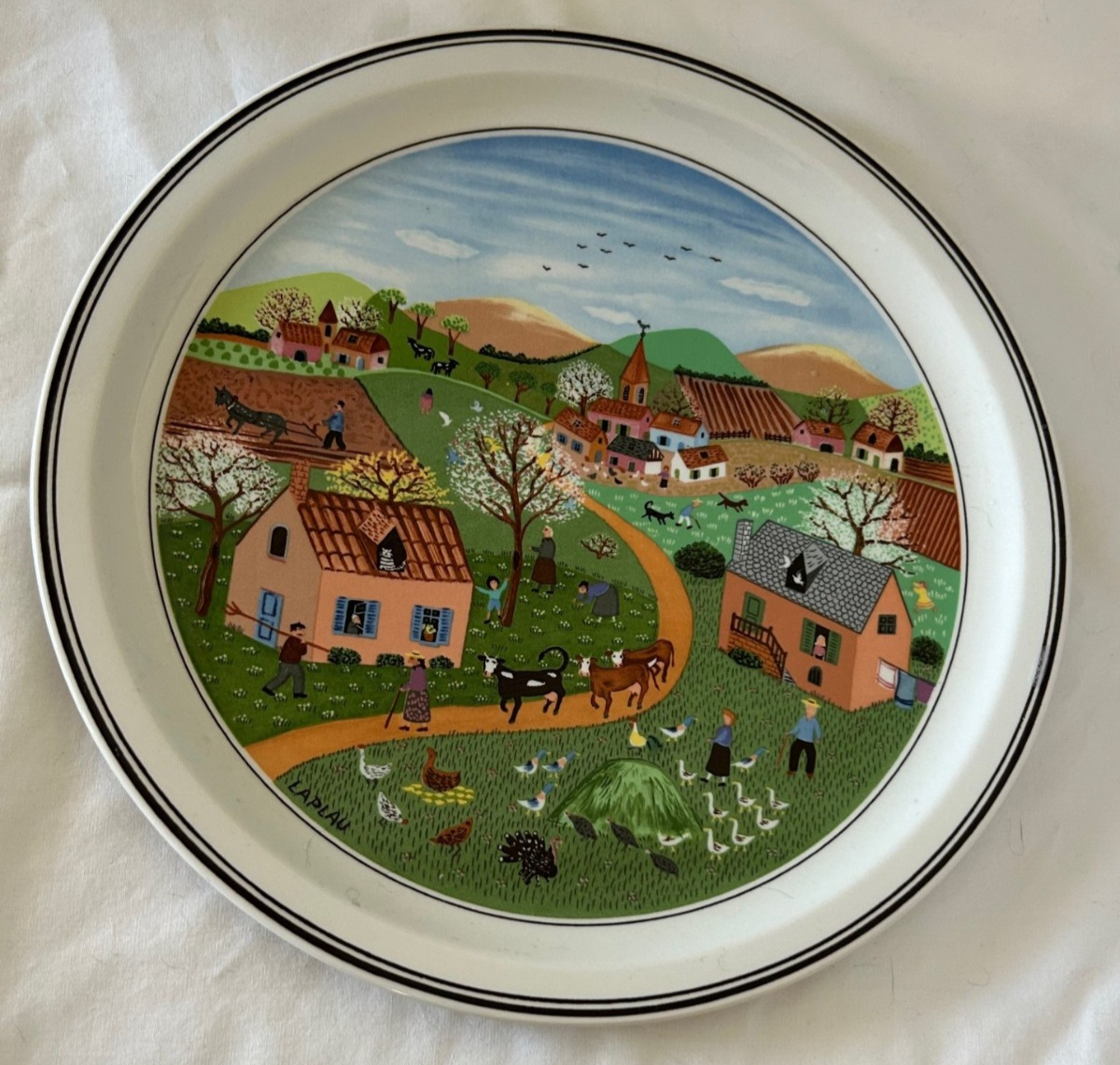 Villeroy & Boch Les Quatre Saisons Printemps Plate No. 1 Gérard