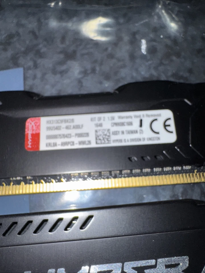 HyperX FURY DDR3 8GB  2x4GB Desktop RAM Memory DIMM 240pin BB17 - Image 2 of 3