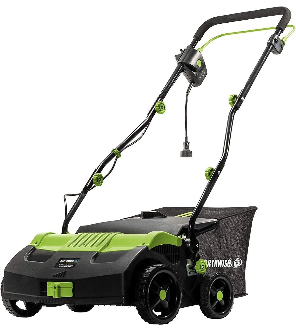 Earthwise DT71613AA 13-Amp 16-Inch Corded Dethatcher with Scarifier Blade/Bag!