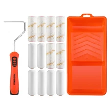 ValueMax Paint Roller Kit, 14-Piece 4 Inch Paint Roller Kit with High-Density
