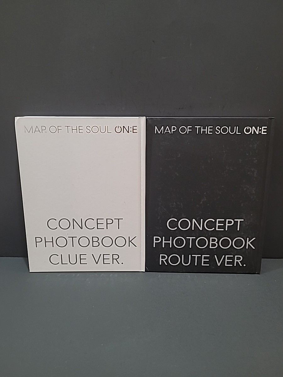 BTS Map Of The Soul One Concept Photo Book 2 Pieces | eBay