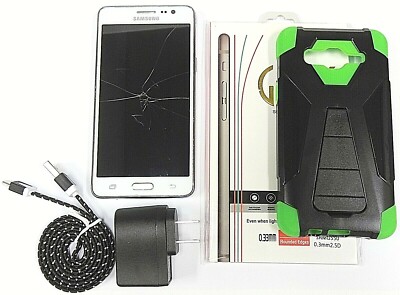 Samsung Galaxy On5 SM-G550 / G550T1 - White ( MetroPCS ) Smartphone - READ