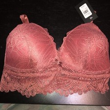 NWT Fredericks of Hollywood SZ XL Finley Lace Band Bralette NEW