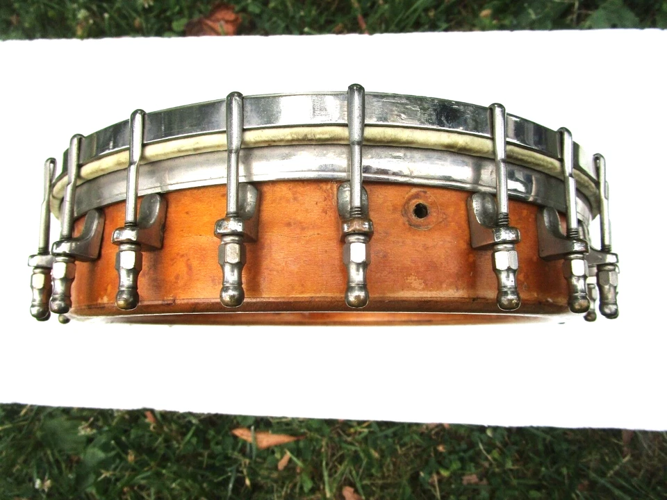 VINTAGE ORPHEUM BANJO POT.  1919,  11" HEAD, TONE RING - Image 4 of 4