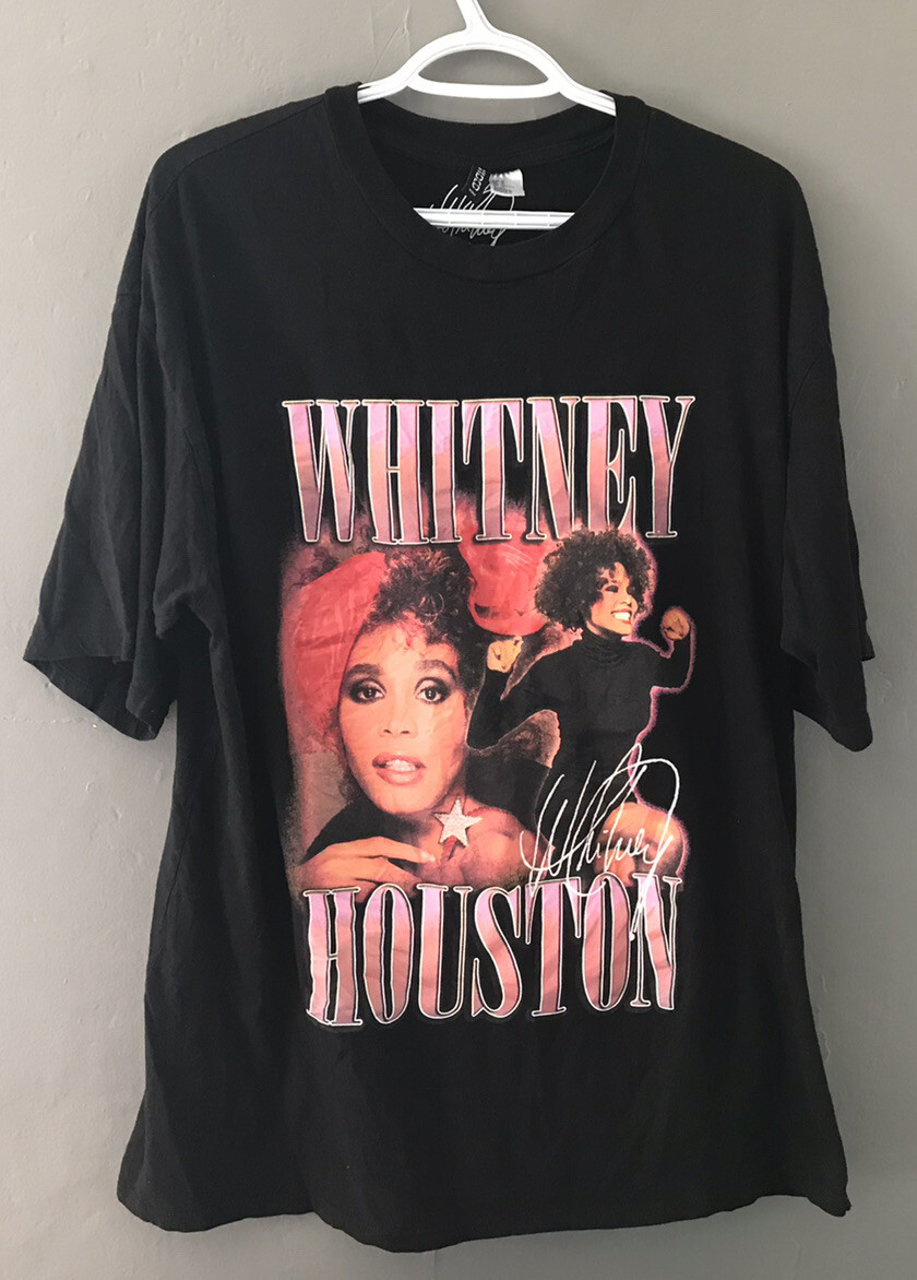 H&M Divided Oversized Whitney Houston Graphic 90's Like T-Shirt