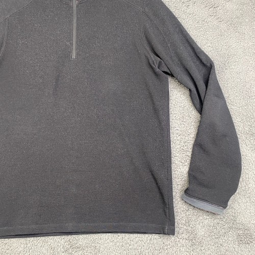 Ibex Zque 1/2 Zip Sweater Adult Size Medium Certified Merino Wool Heavy - Picture 3 of 12