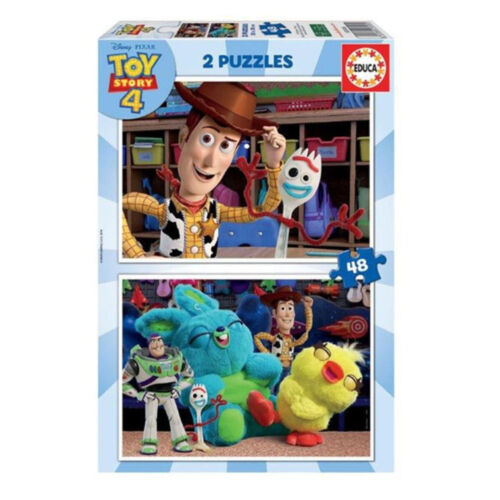 Set di 2 Puzzle   Toy Story Ready to play         48 Pezzi 28 x 20 cm   - Foto 1 di 1