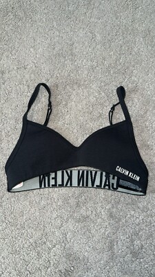 Calvin Klein Kids Black Bra Top 8/10years UK