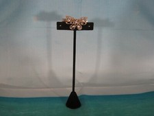 Silver Butterfly with Rhinestones Hair Clip