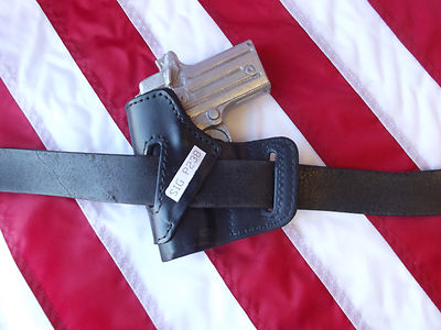 J&J Custom Formed Wallet-Style Pocket Holster For Glock 43 - Premium Leather Concealment