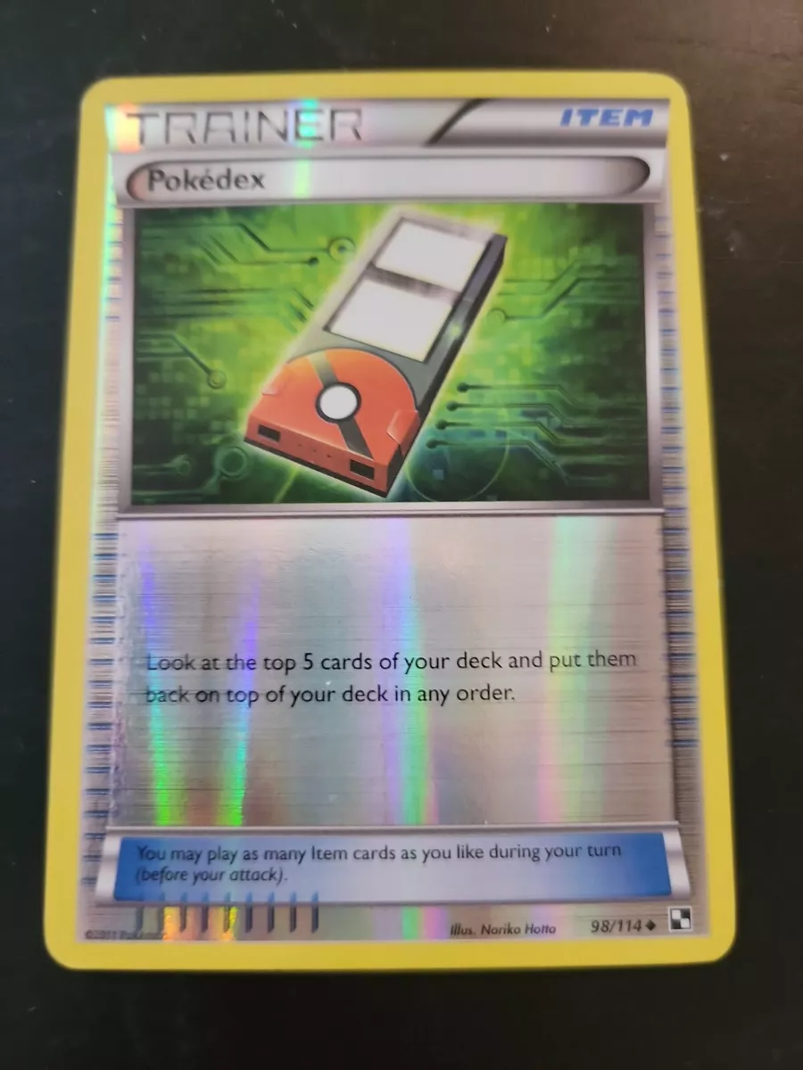 Pokédex Reverse - Black & White Pokémon card 98/114