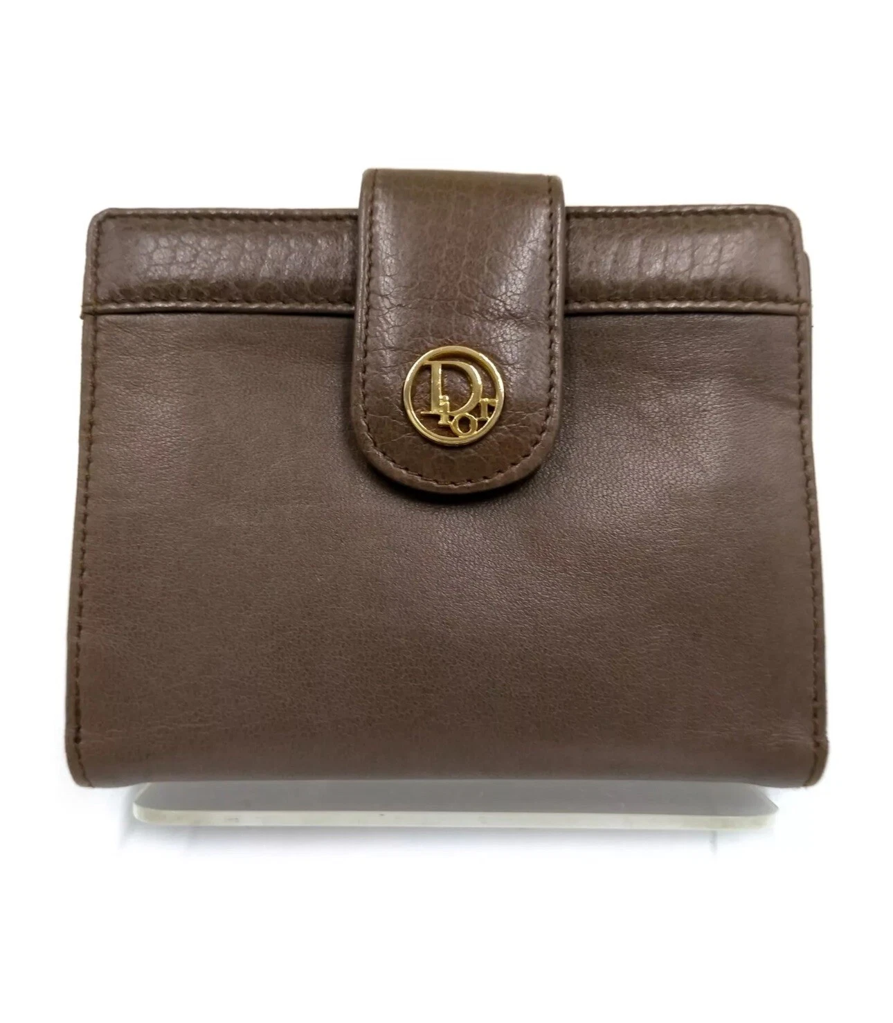 Portefeuille Christian Dior cuir marron 2753417