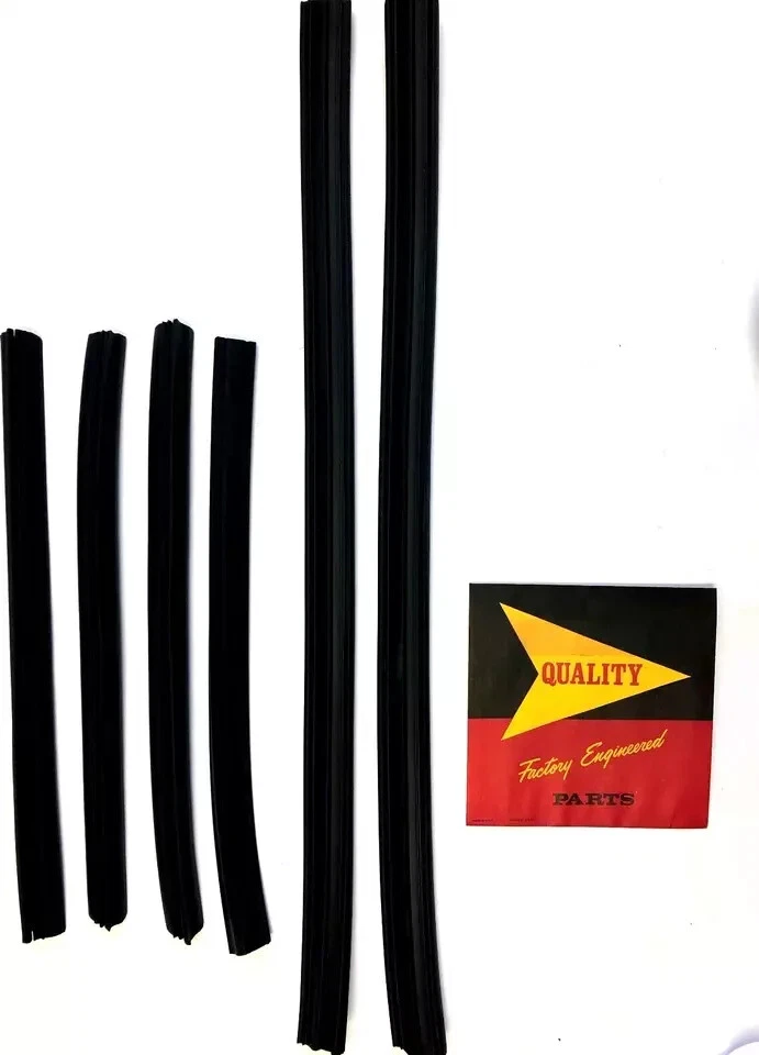 1957-1959 Dodge Convertible Roofrail Door Window Weatherstrip Gasket Seal - Image 4 of 4