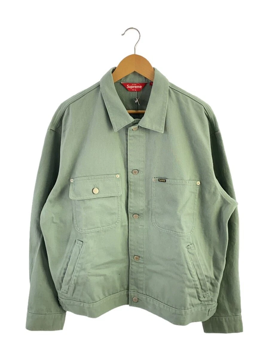 Veste camionneur Supreme denim corvée vert L occasion