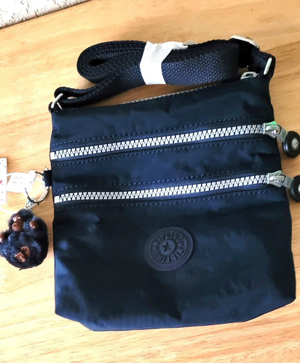 New With Tag Kipling Extra Small Sized Lightweight Crossbody Nylon Bag True  Blue